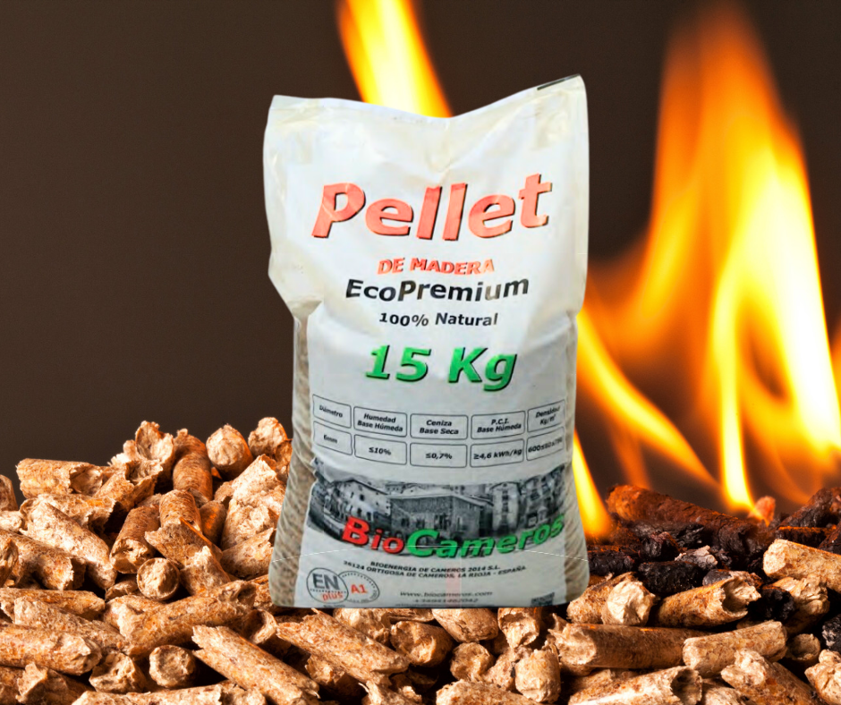 Palet 72 sacos de pellet